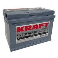 Аккумулятор автомобильный KRAFT 77 R  Аккумулятор автомобильный KRAFT 77 R