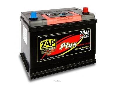 Аккумулятор автомобильный 60Ah ZAP PLUS JAPAN L