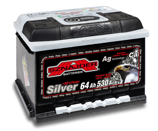 Аккумулятор автомобильный Sznajder Silver [magic eye] 64 R 