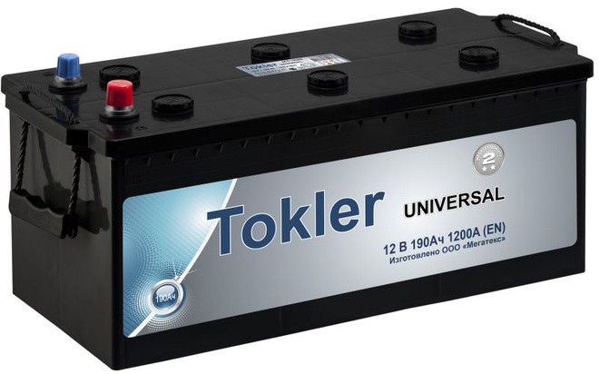 Грузовой аккумулятор Tokler Universal 190