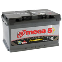 Аккумулятор автомобильный A-mega Premium 75 R Low  Аккумулятор автомобильный A-mega Premium 75 R Low