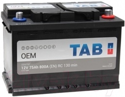 Аккумулятор автомобильный Tab OEM 75 R  Аккумулятор автомобильный Tab OEM 75 R