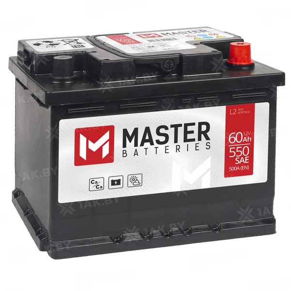 Аккумулятор автомобильный 60 MASTER BATTERIES