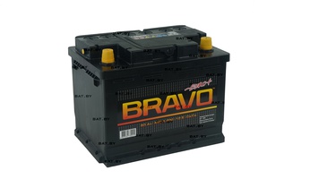 Аккумулятор автомобильный BRAVO  6СТ-60 рус Аккумулятор автомобильный BRAVO  6СТ-60 рус