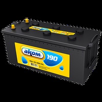 Грузовой аккумулятор АКОМ 6СТ-190 Евро Грузовой аккумулятор АКОМ 6СТ-190 Евро
