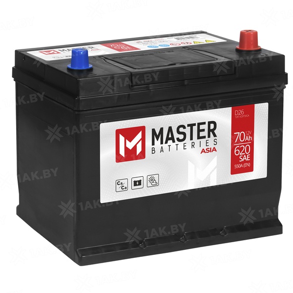 Аккумулятор автомобильный 70 MASTER BATTERIES ASIA R+