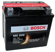 Аккумулятор для мотоциклов Bosch YB12AL-A/YB12AL-А2 12Ah  Аккумулятор для мотоциклов Bosch YB12AL-A/YB12AL-А2 12Ah