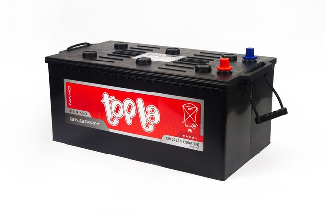 Грузовой аккумулятор 225 TOPLA Energy L+