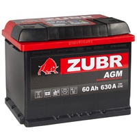 Аккумулятор автомобильный 60 ZUBR  AGM Аккумулятор автомобильный 60 ZUBR  AGM