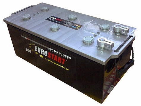 Грузовой аккумулятор 225 EUROSTART болт