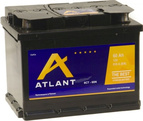 Аккумулятор автомобильный 60 Аh ATLANT
