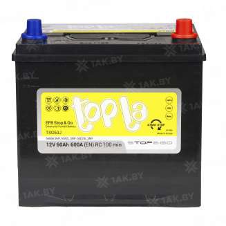 Аккумулятор автомобильный 70 Topla EFB STOP&GO Asia