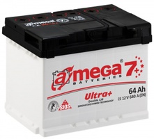 Аккумулятор автомобильный A-mega Ultra+ 64 R  Аккумулятор автомобильный A-mega Ultra+ 64 R