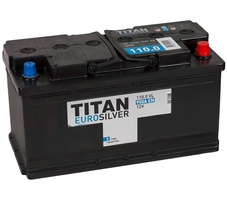 Аккумулятор автомобильный TITAN Euro Silver 110 R  Аккумулятор автомобильный TITAN Euro Silver 110 R