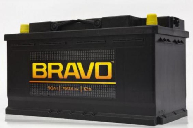 Аккумулятор автомобильный BRAVO 6СТ-90