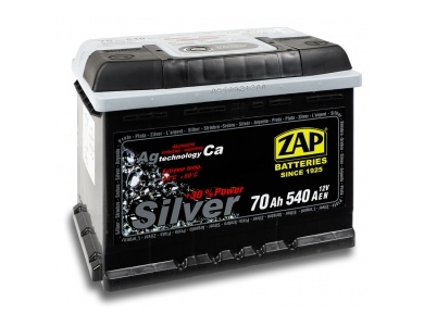 Аккумулятор автомобильный 70 Ah-570 25 ZAP SILVER /о.п./