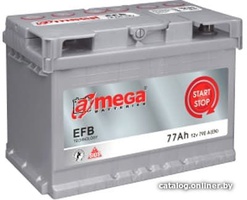 Аккумулятор автомобильный A-mega EFB 77 R  Аккумулятор автомобильный A-mega EFB 77 R