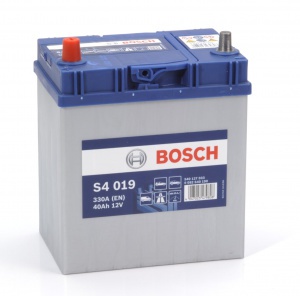 Аккумулятор автомобильный Bosch S4 Asia Silver 40 JL