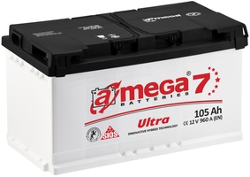 Аккумулятор автомобильный A-mega Ultra 105 R  Аккумулятор автомобильный A-mega Ultra 105 R