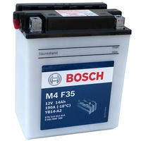 Аккумулятор для мотоциклов Bosch YB14-A2 14Ah  Аккумулятор для мотоциклов Bosch YB14-A2 14Ah