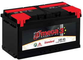 Аккумулятор автомобильный A-mega Standard 100 L  Аккумулятор автомобильный A-mega Standard 100 L