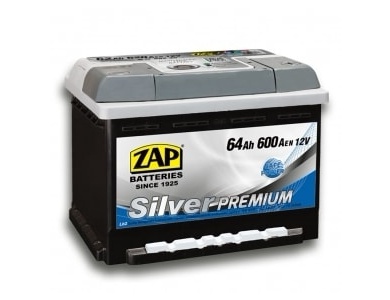 Аккумулятор автомобильный 64 Ah 564 45 ZAP SILVER PREMIUM R+ /о.п./