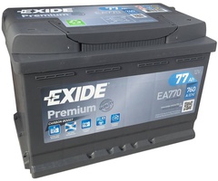 Аккумулятор автомобильный Exide Premium 77 R 