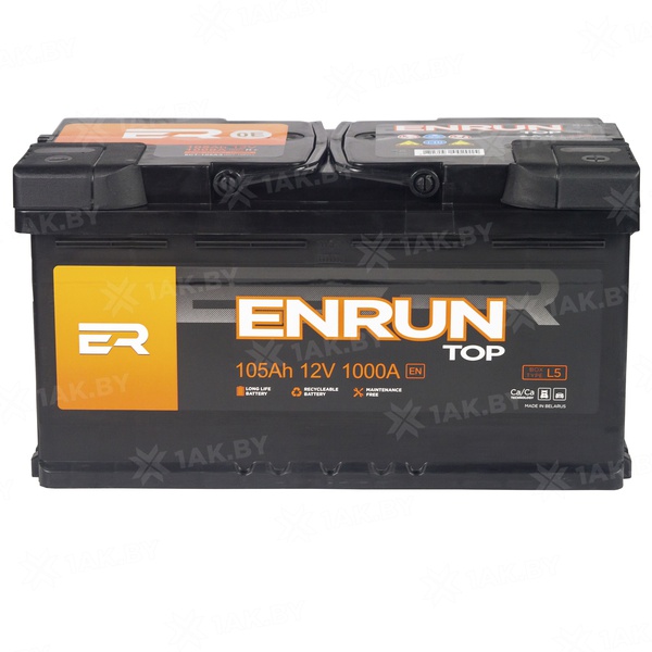 Аккумулятор автомобильный 105 ENRUN TOP