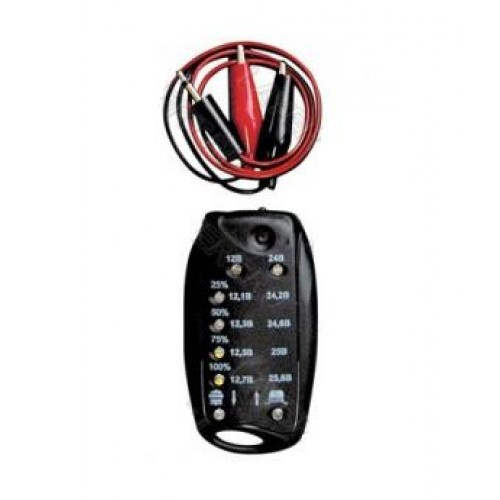 Аксессуары для аккумуляторов Тестер автомобильный зеленый 12/24V T 124