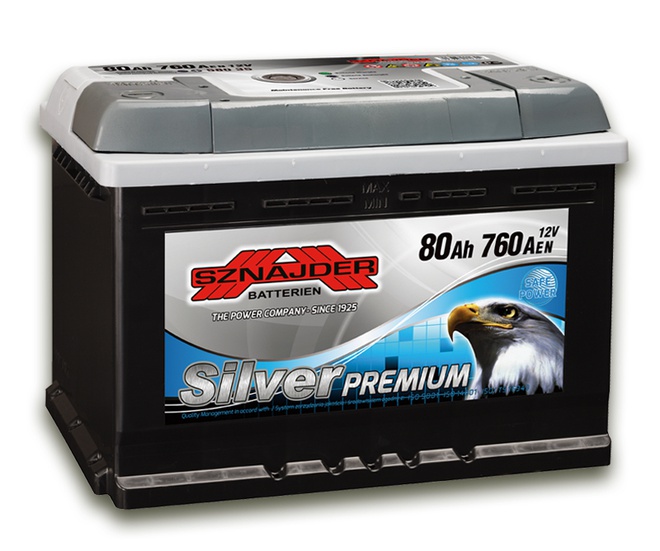 Аккумулятор автомобильный Sznajder Silver Premium [magic eye] 80 R 