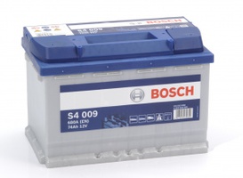 Аккумулятор автомобильный Bosch S4 Silver 74 L  Аккумулятор автомобильный Bosch S4 Silver 74 L