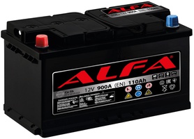 Аккумулятор автомобильный ALFA Hybrid 110 L 