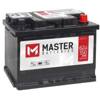 Аккумулятор автомобильный 62 MASTER BATTERIES Аккумулятор автомобильный 62 MASTER BATTERIES