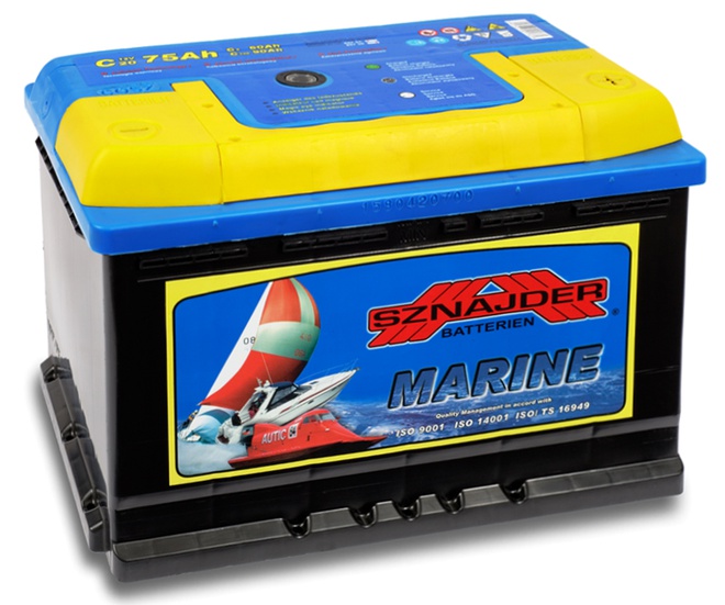Лодочный аккумулятор Sznajder Marine 75 R
