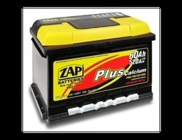 Аккумулятор автомобильный 62 Ah  ZAP PLUS низкий Аккумулятор автомобильный 62 Ah  ZAP PLUS низкий