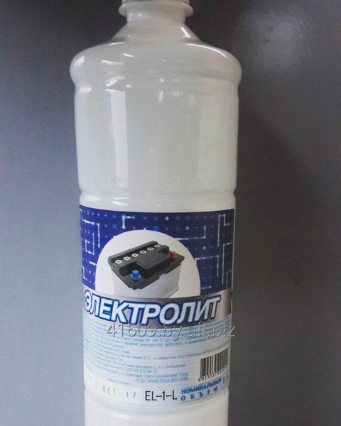 Аксессуары для аккумуляторов Электролит для свинцово-кислотных аккумуляторов 1л