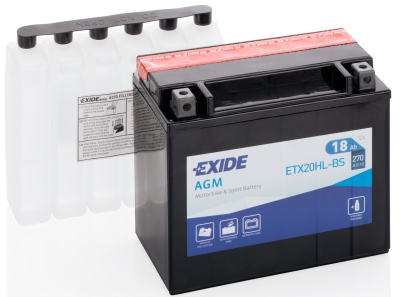 Аккумулятор для мотоциклов Exide AGM 18 Ah
