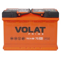 Аккумулятор автомобильный 75 VOLAT Prime Аккумулятор автомобильный 75 VOLAT Prime