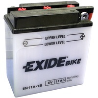 Аккумулятор для мотоциклов Exide 11Ah  6N11A-1B 6V  Аккумулятор для мотоциклов Exide 11Ah  6N11A-1B 6V