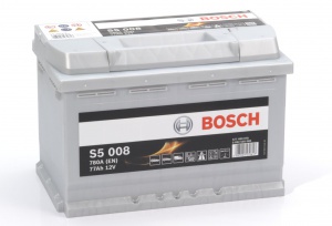 Аккумулятор автомобильный Bosch S5 Silver Plus 77 R