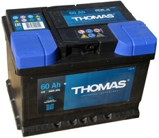 Аккумулятор автомобильный 60 Ah THOMAS Аккумулятор автомобильный 60 Ah THOMAS