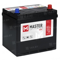 Аккумулятор автомобильный 60 MASTER BATTERIES ASIA L+ Аккумулятор автомобильный 60 MASTER BATTERIES ASIA L+