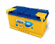 Аккумулятор автомобильный АКОМ 6СТ-90 Евро низкий Аккумулятор автомобильный АКОМ 6СТ-90 Евро низкий