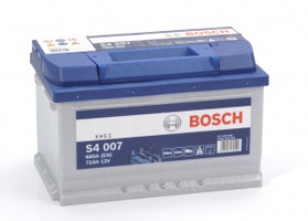 Аккумулятор автомобильный Bosch S4 Silver 72 R  Аккумулятор автомобильный Bosch S4 Silver 72 R