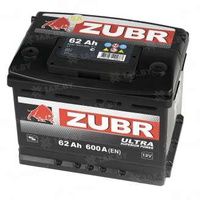 Аккумулятор автомобильный 62 ZUBR ULTRA Аккумулятор автомобильный 62 ZUBR ULTRA