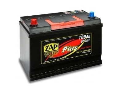 Аккумулятор автомобильный 100 Ah ZAP PLUS JAPAN