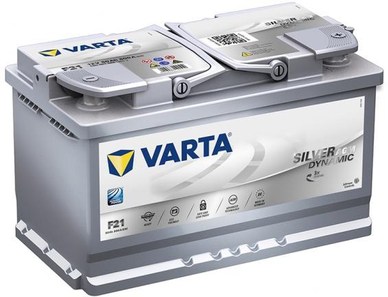 Аккумулятор автомобильный 80 VARTA SILVER DYNAMIK AGM