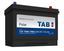 Аккумулятор автомобильный TAB Polar S Asia 70 JR  Аккумулятор автомобильный TAB Polar S Asia 70 JR