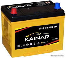 Аккумулятор автомобильный Kainar Asia 75 JL 