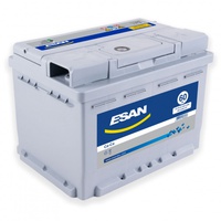 Аккумулятор автомобильный ESAN 60 R низк.  Аккумулятор автомобильный ESAN 60 R низк.